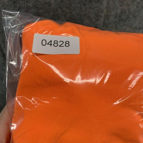 Nike Jacket Men Medium Adult Orange Swoosh Outdoors Hoodie Sweatshirt Drawstring - Picture 12 of 12